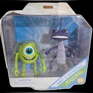 NIB SOLD OUT Disney Pixar Toybox Mike and Randall Action Figure Det Monsters Inc